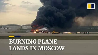 41 people killed after burning plane lands in Moscow, Russia