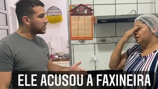 FAXINEIRA FOI ACUSADA PELO PATRÃO MAS ELE FOI SURPREENDIDO