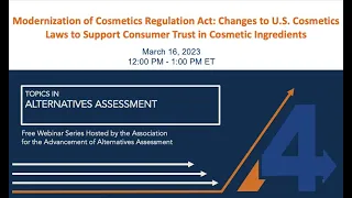 Modernization of Cosmetics Regulation Act (MoCRA)