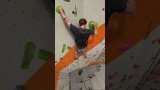 #shorts Evan takes an unexpected fall lead climbing