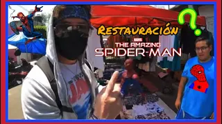 CHACHAREANDO EN EL TIANGUIS ! Me encontré con un Spider man 🕷 y lo restaure #tianguis #juguetes