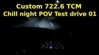 W203 C200 CDI POV test drive with custom 722.6 TCM!