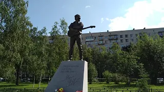 Виктор Цой на проспекте Ветеранов. Санкт-Петербург