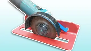 Miter Saw made from Angle Grinder, Circular saw
