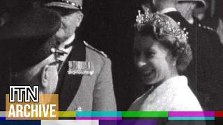 1956: Queen Elizabeth II Attends Edinburgh Festival