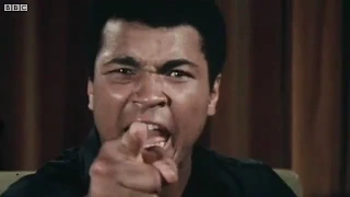 Muhammad Ali promoting  Rumble in the Jungle