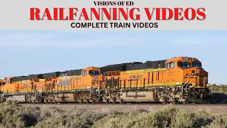 VOE New Railfanning Videos Featuring BNSF, NS UP Amtrak & More