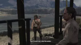 Red Dead Redemption - Remember My Family: Jack Marston Talks with Edgar Ross's Wife Cutscene XBO