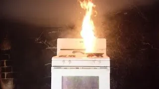 Why You Definitely Don't Want To Use Water To Extinguish a Grease Fire