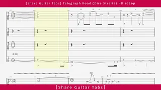 [Share Guitar Tabs] Telegraph Road (Dire Straits) HD 1080p