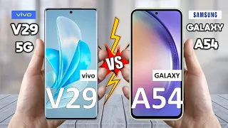 Vivo V29 Vs Samsung A54  - Full Comparison 2023 🔥 Techvs