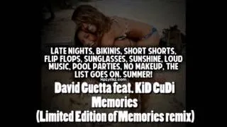 David Guetta feat. KiD CuDi - Memories (Limited Edition of Memories remix)