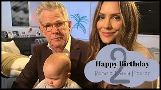 Katharine McPhee Foster & David Foster - Rennie David Foster 2nd birthday (edit)