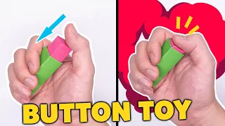 Origami HAND BUTTON TOY || origami pop it, origami fidget toy