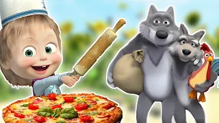 Masha and the Bear Pizzeria - Make the Best Homemade Pizza for Your Friends!