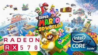 Super Mario 3D World ( Cemu 1.25.2 ) i7 860 + 8GB RAM + RX 570 8GB