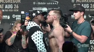 Floyd Mayweather vs. Conor McGregor Brooklyn press conference best bits