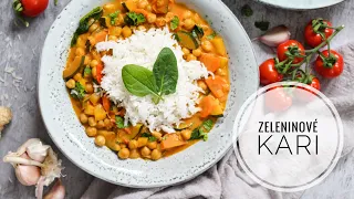 ZELENINOVÉ KARI S CIZRNOU | vegan | MaruškaVEG