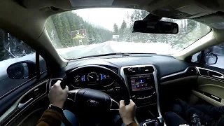 fusion ford POV test drive on bukovel Uktaine ford mondeo 5 chill mix