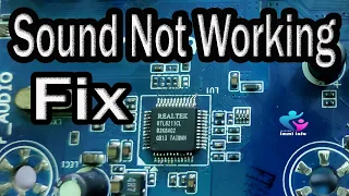 How to fix sound not working problem for all desktop motherboard