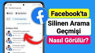 Facebook'ta Silinen Arama Geçmişi Nasıl Görülür?