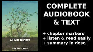 Animal Ghosts. By Elliott O'Donnell. Audiobook