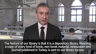 Anadolu Agency - Turkey's 1st national library adapting to the 'digital age'