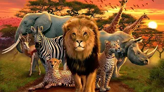 African Safari Adventure in Stunning 4K Footage/ Animals of Africa