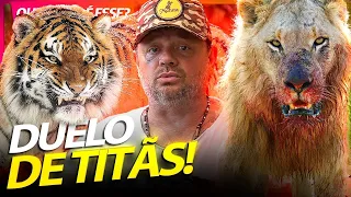 QUANDO UM LEÃO ENCONTRA UM TIGRE, QUAL O MAIS PODEROSO? | RICHARD RASMUSSEN