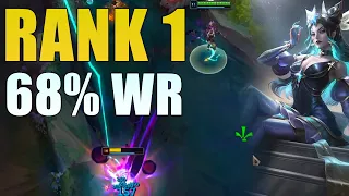 This Rank 1 Syndra has a 68% WR in NA