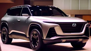 Premium Mid-size SUV! All New 2025 MAZDA CX-70 First Look!