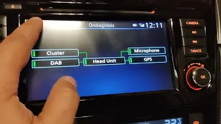 Nissan Qashqai J11 rejtett diagnosztikai menü - hidden diagnostic menu