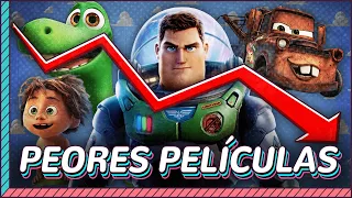 Las PEORES PELÍCULAS de PIXAR