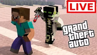 WIR WERDEN REICH! - MINECRAFT GTA LIVESTREAM!