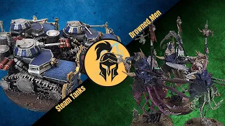 Age of Sigmar Battle Report: Cities of Sigmar vs Maggotkin of Nurgle: NEW Steam Tanks vs Fly Spam!!