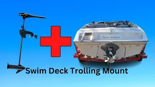 Mounting A Trolling Motor on a Swim Deck