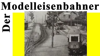 Schmalspur-Triebwagen in Zittau  -  Der Modelleisenbahner 04/1982