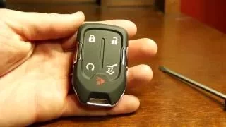 2017 GMC Acadia key fob battery replacement