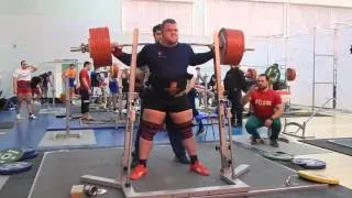 Andrey Konovalov, squat 435kg*2 | Андрей Коновалов, присед 435кг*2