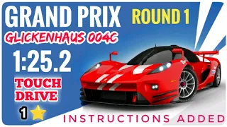 Asphalt 9 GLICKENHAUS Grand Prix 1 star Round 1 Touch Drive with Instructions The city that never sl