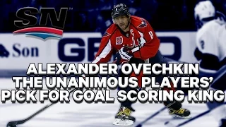 Ovechkin is the unanimous pick for best goal scorer among NHLers'