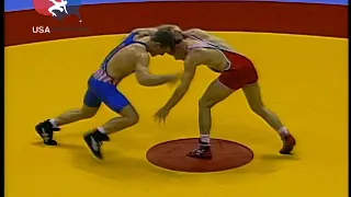 Tom Brands (USA) vs Zalimkhan Akhmadov (RUS) - 1996 USA vs Russia Dual