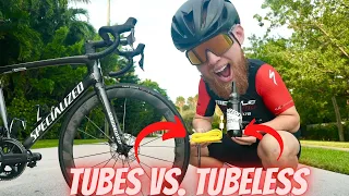 TUBE'S OR TUBELESS?! *WHAT IS FASTER? *  (POWER METER TEST!!)