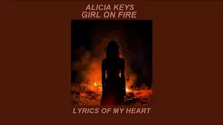 ✩ Alicia Keys - Girl On Fire ✩ (Slowed Down)