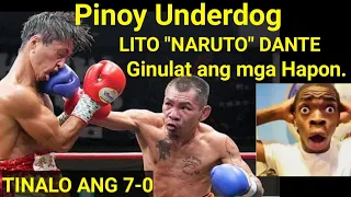 Lito "Naruto" Dante vs Takishi Ishii full fight. pinoy underdog Lito Dante ginulat ang mga hapon.