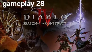 DIABLO 4 SORCERER  GAMEPLAY | SEASON OF THE CONSTRUCT | GAMEPLAY PLAYSTATION 5 |EP 28 | PS5