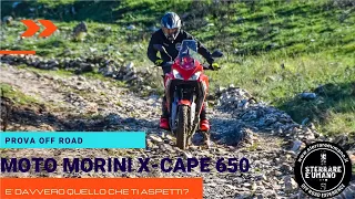 MOTO MORINI X-CAPE 650 | PROVA IN OFF ROAD