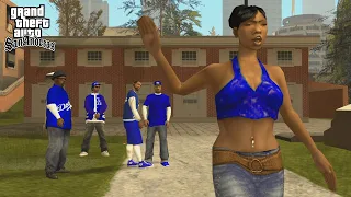 Crips vs Bloods Storyline Missions in GTA San Andreas! (Real Gangs)