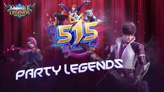 Party Legends | 515 eParty Music Video | Mobile Legends: Bang Bang! Lyrics.