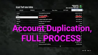 GTA V OG METHOD Account Duplication Full Process!!!